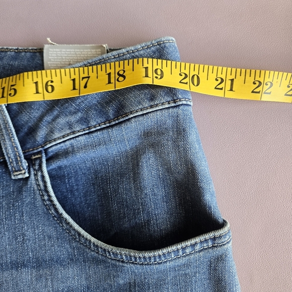 Lee Riders Indigo Midrise Straight Leg Jeans Women's 20W Classic Casual Stertchy - Picture 9 of 11